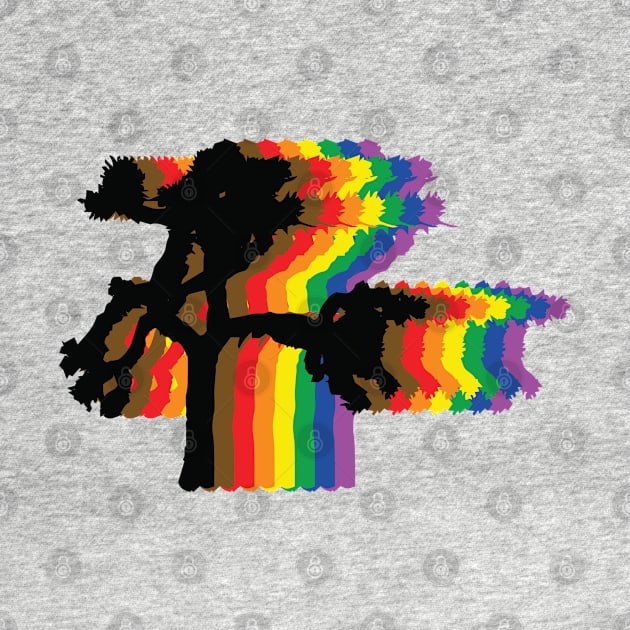 U2 - Joshua Tree Silhouette - Pride Flag by Rad Love